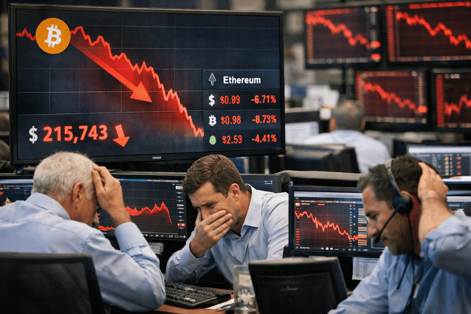 Crypto market crash today: Here’s why altcoins and BTC are going down